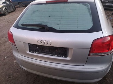 ZADNÍ VÍKO KUFRU Z SKLO (OKNO) AUDI A3 8P LX7W 3D 3 DVEŘE