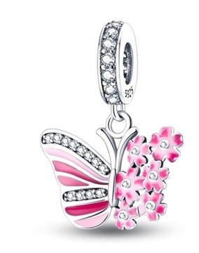 CHARMS ZAWIESZKA BIŻUTERIA MOTYL MOTYLEK model 4