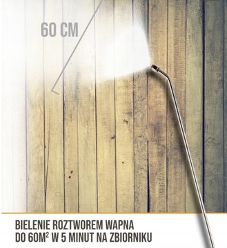 OPRYSKIWACZ DO WAPNA EMULSJI GRUNTOWANIA BIAŁKOWANIA ASF BIOASEKURACJA