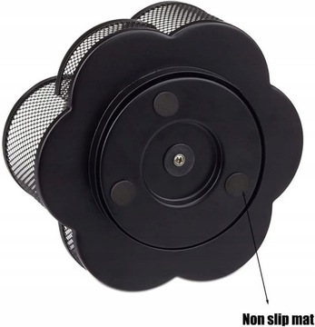 Поворотный держатель для ручек и аксессуаров, металлический настольный органайзер