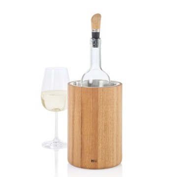 Контейнер-холодильник для вина и шампанского из дерева акации ADHOC Vine K3