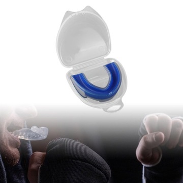 Ochraniacz na usta Sparring, odporny na wstrząsy, profesjonalny gumowy