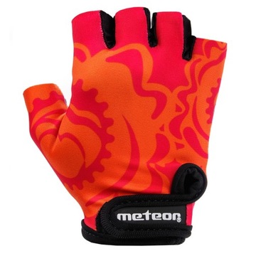 RĘKAWICZKI ROWEROWE METEOR BIG FLOWER JUNIOR S