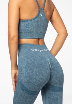 LEGGINSY BEZSZWOWE CARPATREE ALLURE NIEBIESKIE XS