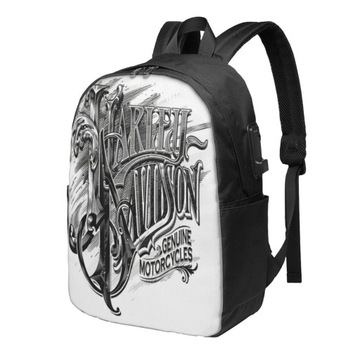 Harley Davidson plecak męski laptopa USB