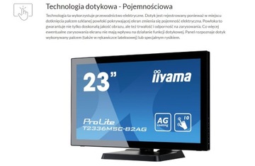 iiyama ProLite T2336MSC 23-дюймовый сенсорный HDMI-монитор