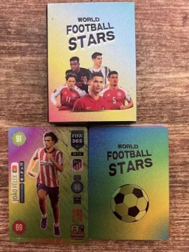 ЦВЕТНОЕ ИЗДАНИЕ FIFA WORLD FOOTBALL STARS 2024 ГОДА, 55 КАРТОЧЕК ФУТБОЛЬНЫЕ КАРТОЧКИ