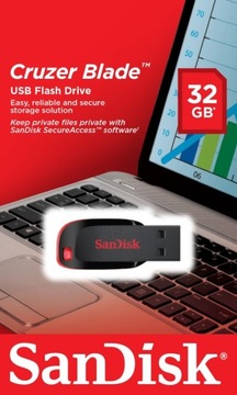 USB-флеш-накопитель SANDISK Cruzer Blade 32 ГБ