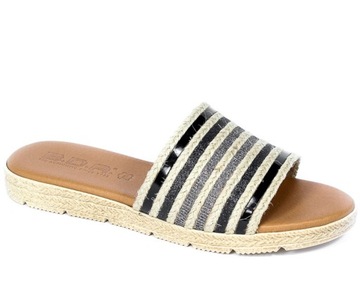 Klapki Verano BDA 1108 Negro Czerne Y