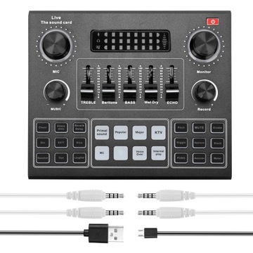 V9 Audio Zestaw słuchawkowy USB Mikrofon