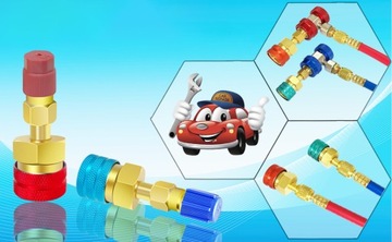 ПЕРЕХОДНИКИ ДЛЯ КОНДИЦИОНЕРА ВОЗДУХА ПЕРЕХОДЯТ БЫСТРОРАЗЪЕМНЫЕ СОЕДИНИТЕЛИ R1234yf НА R134a