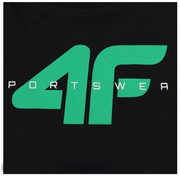 KOSZULKA CHŁOPIĘCA 4F DZIECIĘCA T-SHIRT M1113 BAWEŁNIANA BASIC SPORTOWA 122