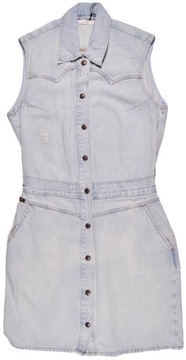 LEE sukienka BLUE jeans MOM DRESS_ M