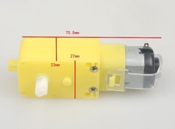 Комплект привода TT D65, мотор-шестерня постоянного тока 6 В