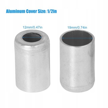 Алюминиевая крышка шланга кондиционера, 20 шт.