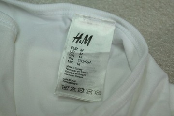 H&M X ALEXANDER WANG Szybkoschnąca Biała Koszulka Bez Rękawów Bezrękawnik S