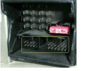 Кабель для ВЧ Parrot VW/Skoda/Seat 2003->59010