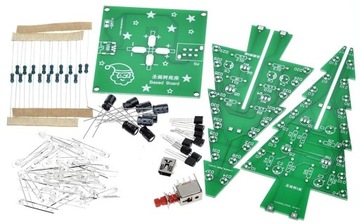 Рождественская елка 3D ЦВЕТНАЯ ПОДСВЕТКА СВЕТОДИОДНОЙ ПОДСВЕТКОЙ НАБОР «Сделай сам»