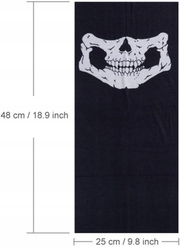 БАНДАНА С ЧЕРЕПОМ БАНДАМА ШАРФ БАКЛАВА МУВАЛА