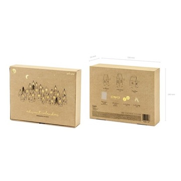 Адвент-календарь ДОМА для детей, крафт, 24 шт.