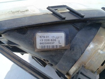 HALOGEN LEVÝ OPEL INSIGNIA A 08-13 SVĚTLO MLHOVKA 13226828