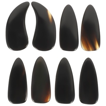 8шт накладные ногти для взрослых с рогом Guzheng Nails