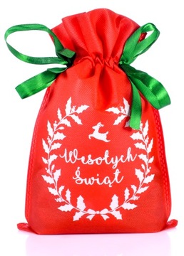 WOREK NA PREZENTY ŚWIĄTECZNE TORBA PREZENTOWA