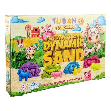 PIASEK DYNAMICZNY KINETYCZNY TUBAN FARM ZWIERZĄTKA