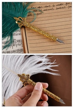 Винтажная ручка для каллиграфии, наборы перьевых ручек с перьями, канцелярские принадлежности с чернилами