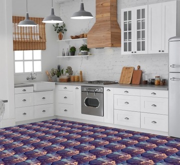 MARMUR FIOLET KAFLE samoprzylepne PCV 20x20 cm