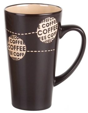 BANQUET DUŻY KUBEK KUBKI DO HERBATY KAWY COFFEE WYSOKI CERAMICZNY 450 ML