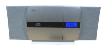 OneConcept 10029364 V-15-BT Wieża stereo na ścianę Bluetooth CD USB zegar