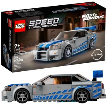 LEGO 76917 Bricks Модель Реплика автомобиля NISSAN SKYLINE GT7 + СУМКА LEGO