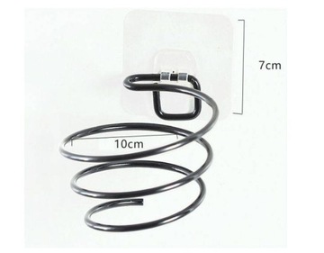 Держатель для фена - черный - Настенная вешалка для выпрямителя