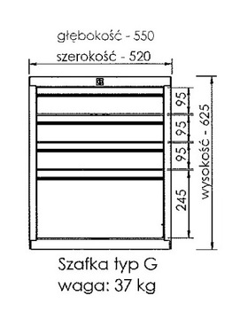 Верстак для гаража, слесарный инструмент, ящики, ЦВЕТА, рабочий