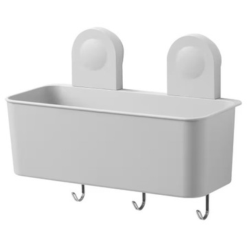 IKEA RANEN Kosz z przyssawkami haczyk pod prysznic