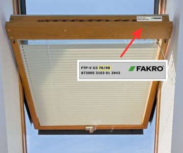 Roleta Dachowa PREMIUM 60x100 THERMO zaciemniająca