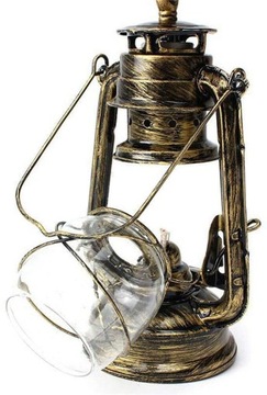 Antyczny Vintage rustykalny metalowy kinkiet