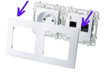 SZAFIR Двухходовой выключатель, выключатель для свечей БЕЛЫЙ