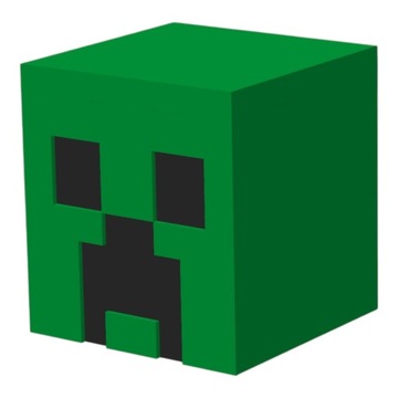 Minecraft Skarbonka Creeper 3D – Pudełko na Monety Dekoracja Gracz Prezent