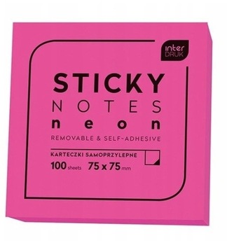 NOTES SAMOPRZYLEPNY 75x75 mm INTERDRUK