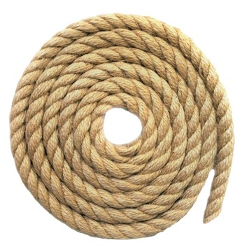 LINA JUTOWA kręcona żeglarska sznur 40mm 30 METRÓW