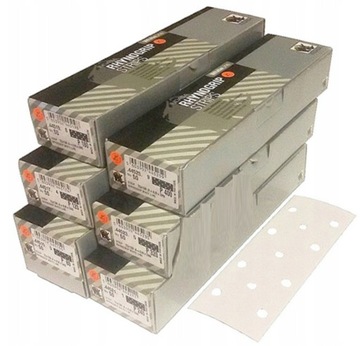 INDASA 445150 P80 Papier Ścierny 11H 70 x 198mm Rzep White Line 50szt HEBEL
