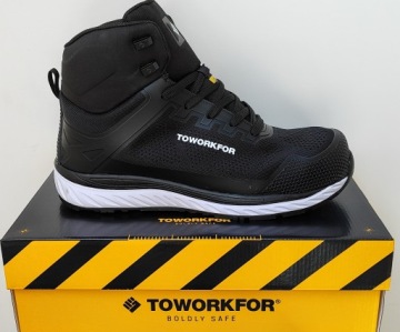 TOWORKFOR SUPER SET BOOT BLACK S1P профессиональная и защитная обувь, размер 45