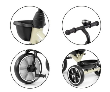 Rowerek Trójkołowy dziecięcy biegowy pchacz +2 koła EVA Bobby Milly Mally