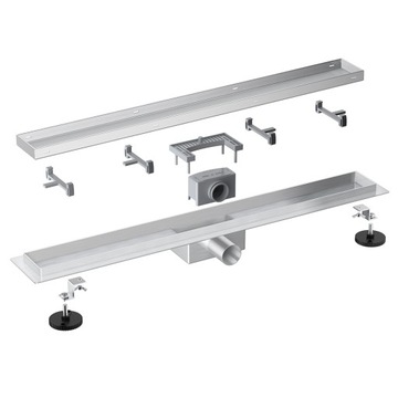 СЛИВ SWISS MEYER ЛИНЕЙНЫЙ 70 СМ 2В1 ПОД ПЛИТКУ