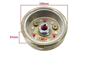MAGNETO KOŁO ZAMACHOWE ATV 125 6 CEWEK