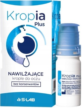 Kropia Plus nawilżające krople bez konserwantów 10 ml