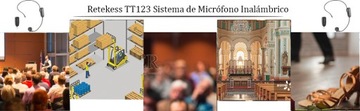 Беспроводная гарнитура Retekess TT123 с микрофоном для усилителя голоса