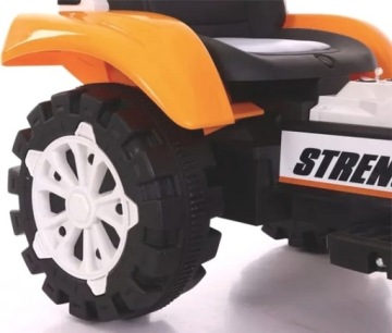 ТРАКТОР С ЭКСКАВАТОРОМ С ПИТАНИЕМ ОТ АККУМУЛЯТОРА 2x45 Вт СВЕТОДИОДНЫЙ ПУЛЬТ ДИСТАНЦИОННОГО УПРАВЛЕНИЯ